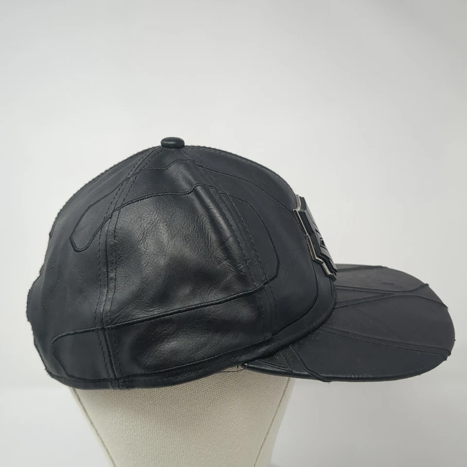 Sombrero Marvel Pantera Negra Snapback Negro Talla Única Ajustable Imitación Cuero 6 Paneles Foto 4 de 4