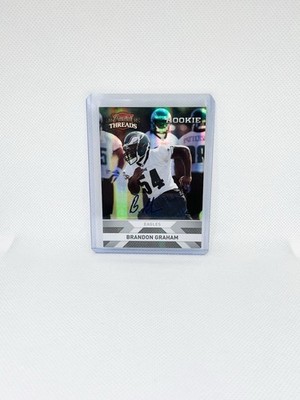 2010 Panini Threads Silver Signatures /499 Brandon Graham #210 Rookie Auto (RC)