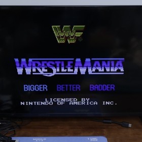 WWF WrestleMania - Hulk Hogan (Nintendo NES) PULITO E TESTATO