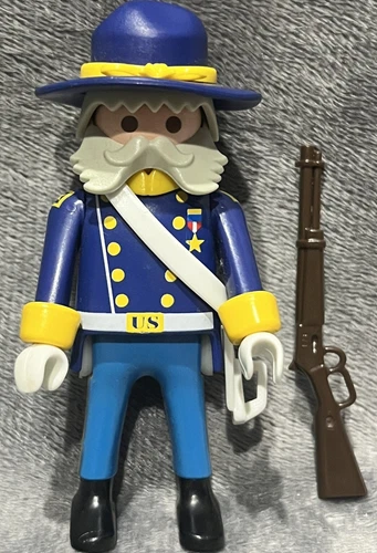 RETIRED RARE VHTF Vintage Playmobil 7662 Special Add Figure Union Leader Soldier