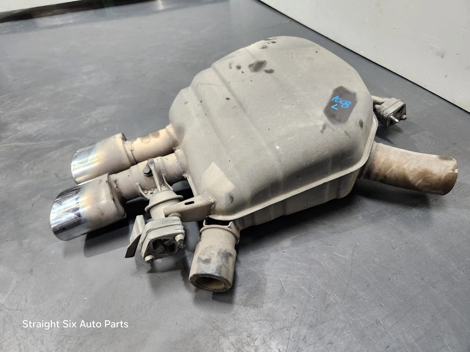 ✅ Silenciador de escape trasero izquierdo lado conductor 11-15 OEM BMW F01 F02 Alpina B7 B7L N63 Foto 4 de 4