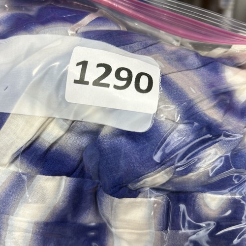 Jessica Simpson Blue Watercolor Cocktail Dress Sz 12 Strapless Sweetheart #1290 - Picture 18 of 18