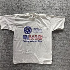 T-shirt Fruit Of The Loom point unique vétérans soins de santé blanc