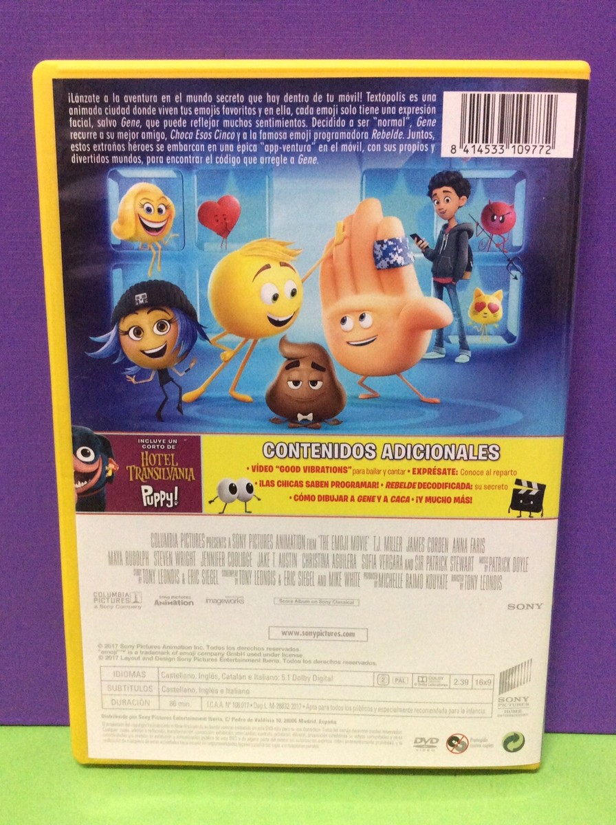 EMOJI LA PELÍCULA DVD- USADO GARANTIZADO