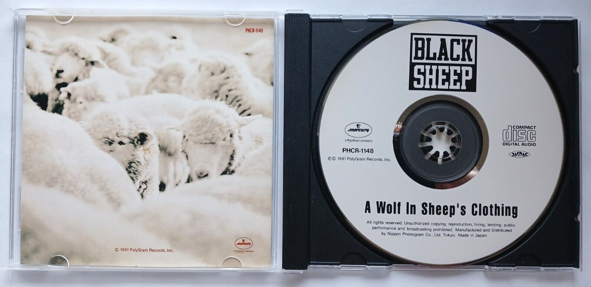 BLACK SHEEP - A WOLF IN SHEEPS CLOTHING - CD - VG+ - JAPANESE