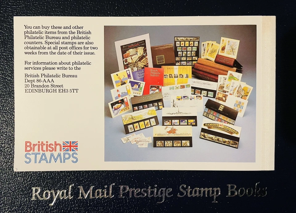 Steel Wheel British Rail Prestige Booklet 1986 Isabel II MNH completo Foto 2 de 2