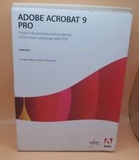 Adobe Acrobat 9 Pro Professional for Windows Software PC Computer