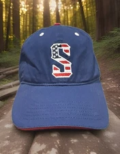 Seattle Mariners MLB Stars Stripes American Flag Amazon Fresh Blue Baseball Cap