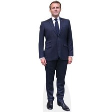 Emmanuel Macron (Blue Suit) Mini Size Cutout