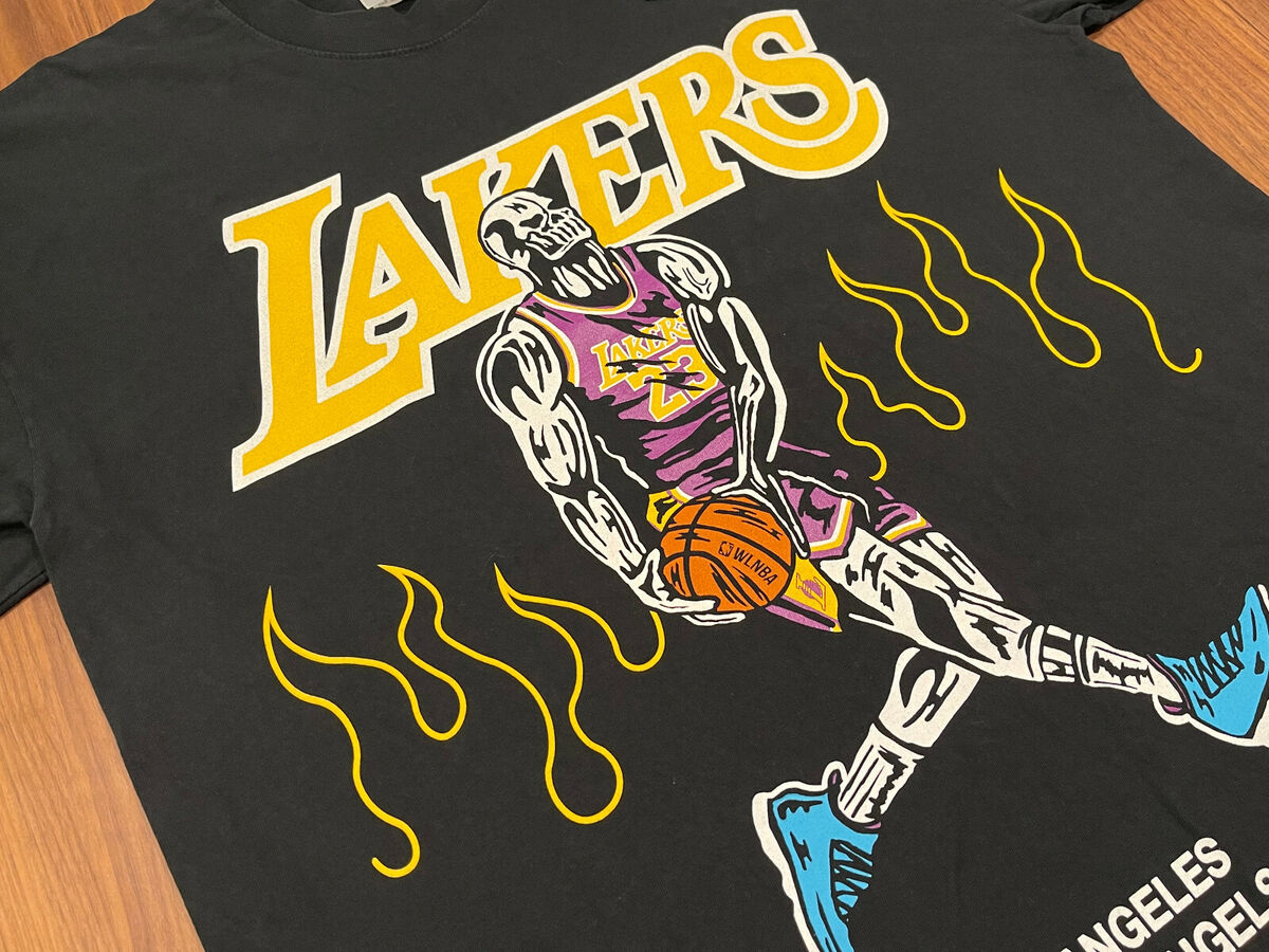 Lebron James Skeleton Warren Lotas Shirt, LA Lakers Shirt - High-Quality  Printed Brand