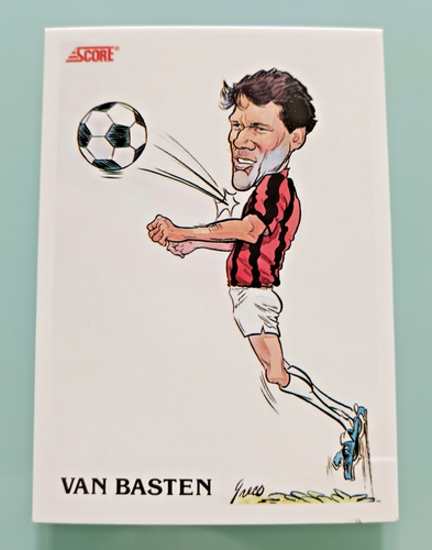 MARCO VAN BASTEN Milan Card Panini Score 1991 ( NO Figurine / Adrenalyn )
