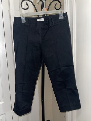 Ann Taylor Loft Marisa Skinny Ankle Length Black Dress Pants Size 2 New WOTags