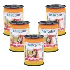 1000 m Pferde 20 mm Weidezaunband Breitband 4 Niro orange Weidezaun Elektrozaun