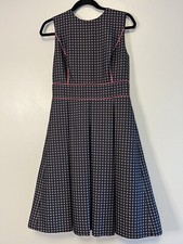 Womens size 6 jcrew dress navy pink classic preppy party work lined j crew