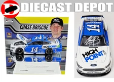 AUTOGRAPHED  CHASE BRISCOE 2021 HIGHPOINT  1/24 ACTION
