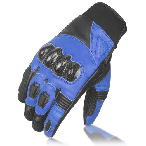 Leather Motorbike Gloves Motorcycle Thermal Gloves summer Biker Gloves 8 colors - Picture 34 of 52