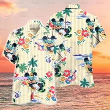 Mickey Mouse 3D HAWAII SHIRT Mother Day Gift All Over Print Best Price Us Size