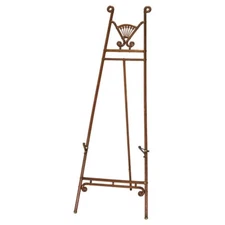 Antique Oak Stick & Ball Art Display Easel C1920