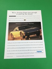 1993 MAZDA RX-7 RX 7 ORIGINAL VINTAGE PRINT AD ADVERTISEMENT PRINTED A6