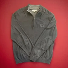 Penske Auto NASCAR Black Quarter Zip Cutter & Buck Pullover Mens Sz Large L