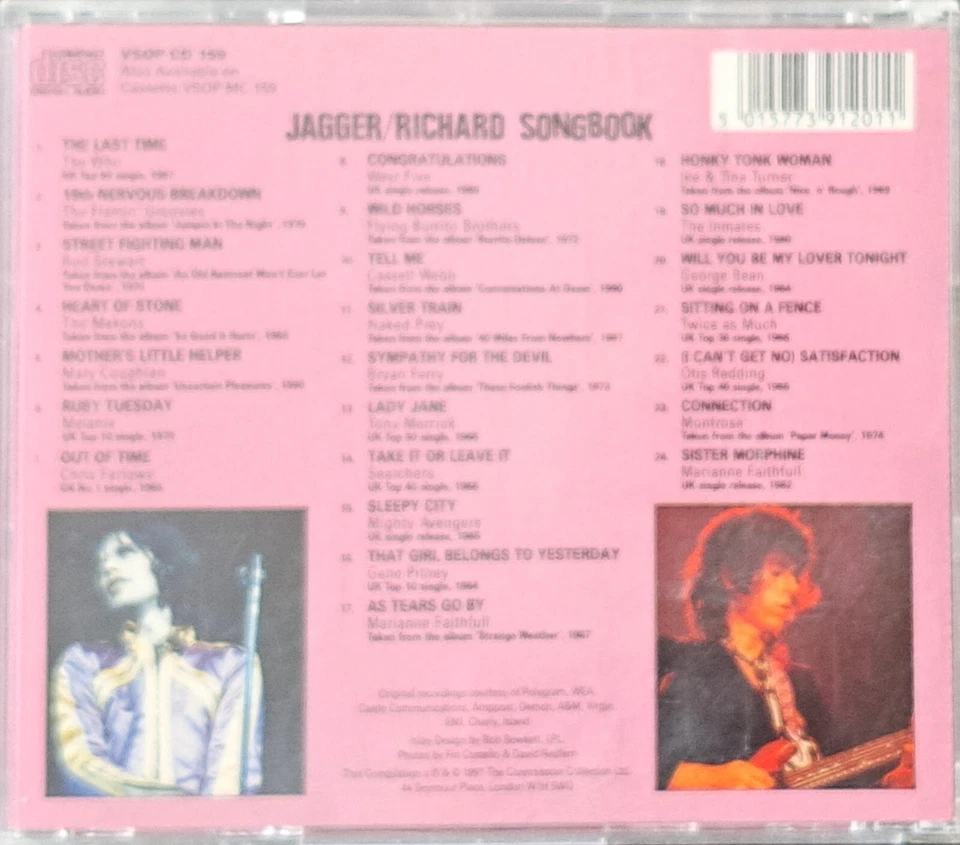 JAGGER / RICHARD -  Songbook - CONNOISSEUR COLLECTION - Bild 3 von 3