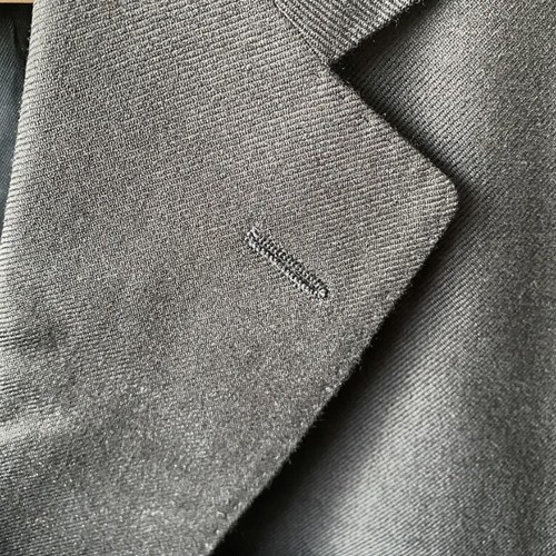 Vintage Aquascutum London Herren Schwarz Blazer Sakko 40 R Goldknöpfe Taschen - Bild 13 von 16