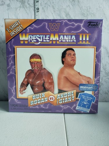 New Funko WWE Wrestlemania 3 T Shirt 