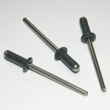 50 St&uuml;ck  Blindnieten  3,2x10  Alu/Edelstahl  Flachkopf  RAL 7016 Anthrazitgrau