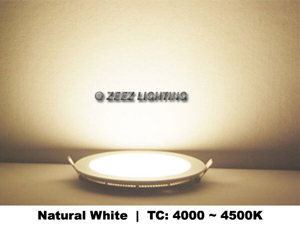 25W 11-Inch Square Natural White Dimmable Ultra-Thin LED Recessed Ceiling Light