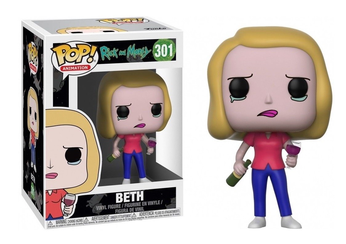 めぞん一刻 p706p5g Rick and Morty Figurine POP! Animation Vinyl Beth with Wine