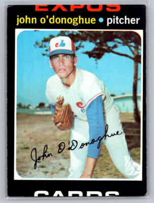 # 743 John O'Donoghue Montreal Expos 1971 Topps Miscut MC
