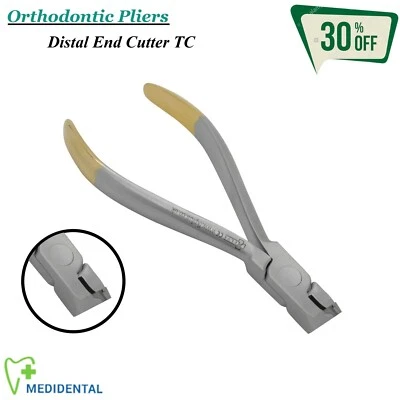 TK PLUS Orthodontie Pince Coupante Distale Archwire Cutter Safety Hold Tungsten Carbide
