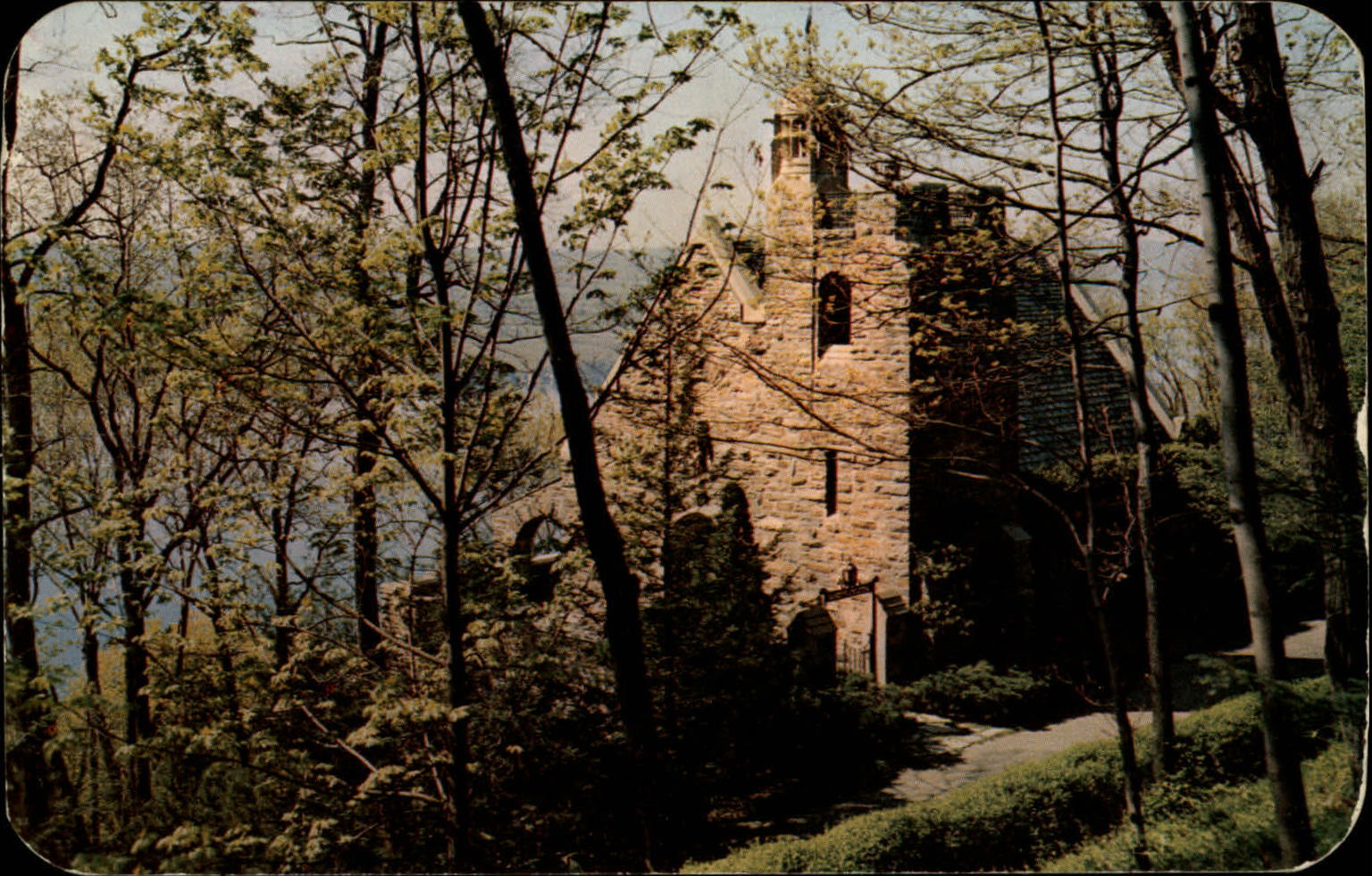 Little Chapel The Mount Canandaigua New York vintage postcard m837 eBay