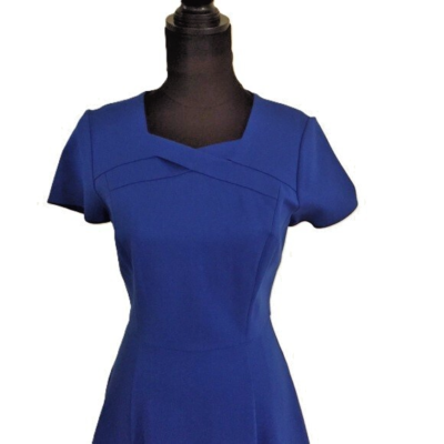 cobalt skater dress Pretty Cobalt Blue Dress - Skater Dress