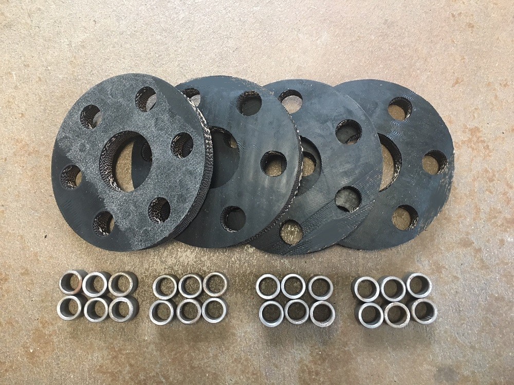 4 Rhino Bush Hog Hardee rotary cutter flex coupler rubber