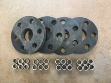 4 Rhino Bush Hog Hardee rotary cutter flex coupler rubber disc with bushings