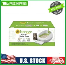 Purina Tidy Cats Breeze Cat Litter Box Starter Kit, Absorbent Pads& Pellet,1 Kit