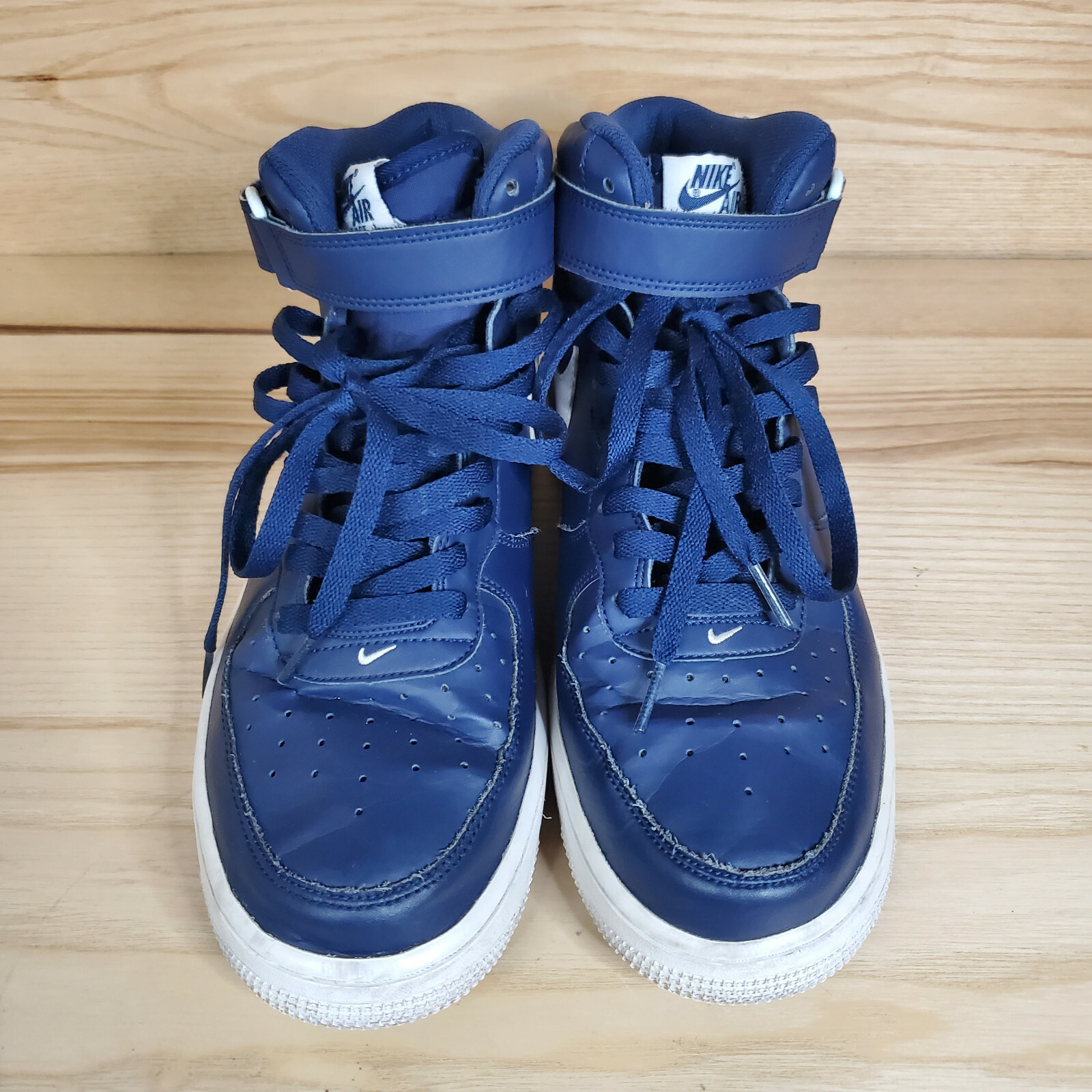 Size 11.5 - Nike Air Force 1 Mid '07 Midnight Navy Blue 2016 for sale  online | eBay