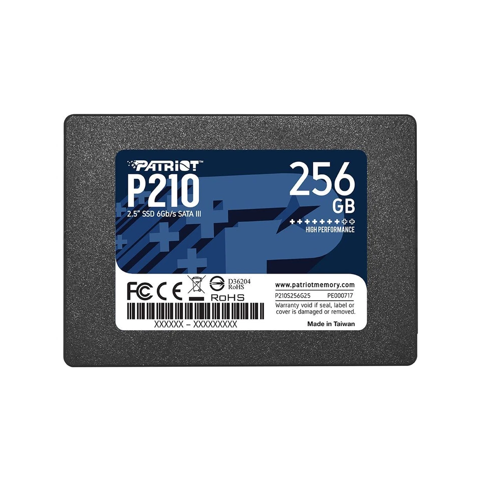 Patriot P210 128GB 256GB 512GB 1TB 2TB 2.5" SATA 3 6GB/s Internal SSD PC/MAC Lot - Image 4 of 4