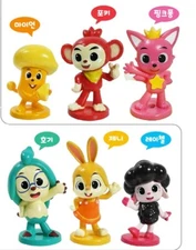 Pinkfong Wonderstar Detective Pinkpong & Hogi 6 Figure Rachel Poki Jeni Myon