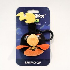 Angry Birds Plush Backpack Clip Space Bomb on Card 56P 