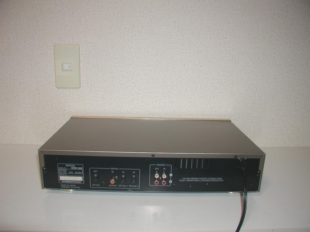 ラジオ・コンポ DENON DMD-800 DENON DMD-800 MiniDisc Recorder Home Audio Components Used
