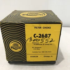 Stancor Filter Choke C-2687 NOS. Chicago, IL