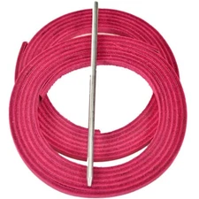 TOFL Baseball Glove Lacing Kit, 2 Pink Leather Laces & A Lacing Needle