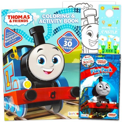 Thomas The Train Coloring Book for Kids Ages 4-8 - Bundle with Thomas Coloring P