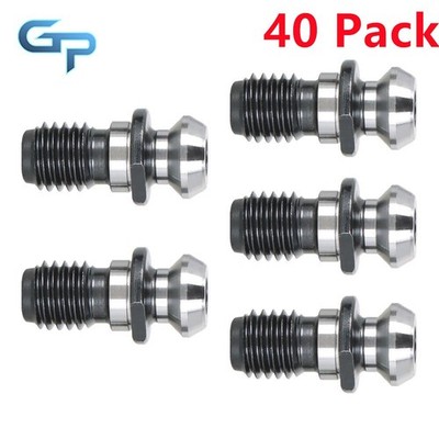 40 Pack For Mazak Fadal Hurco CAT40 45°0.740'' Coolant Pull Stud Retention Knob