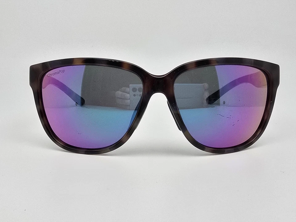 Gafas de sol Smith Monterey con marco de tortuga violeta ChromaPop lentes espejadas violetas Foto 2 de 4