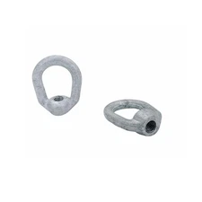 2Pc 5/16" Hot-Dipped Galvanized Eye Nut 3/8"-16 Tap, 1250 lb WLL Lifting Rigging