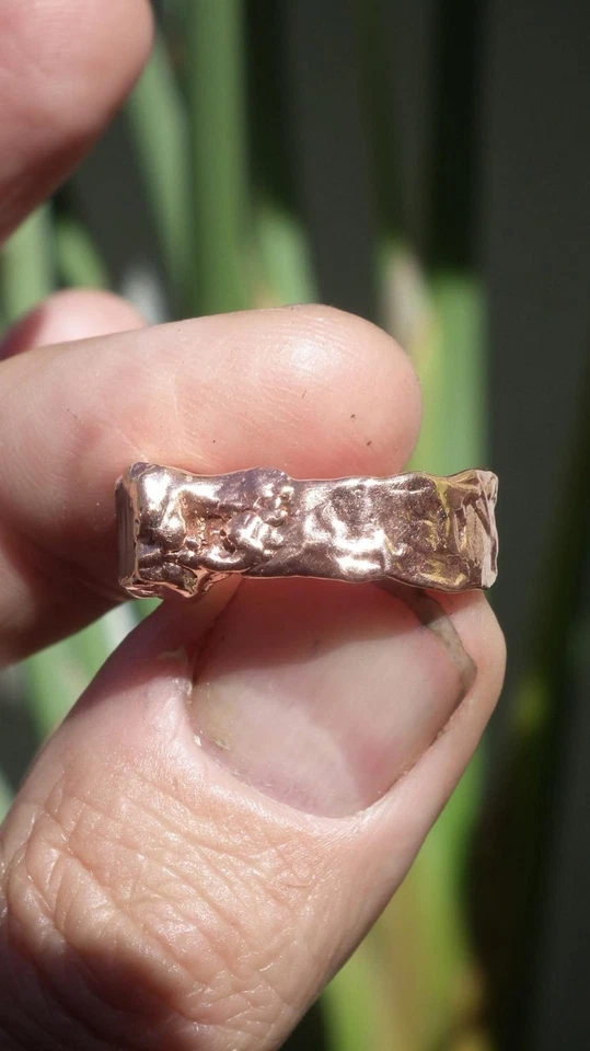 Кольцо с черным турмалином / медное кольцо - Изображение 4 из 4