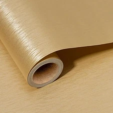 BIOBROWN Gold Kraft Wrapping Paper Roll - 17 Inch X 1 roll (Pack of 1), 